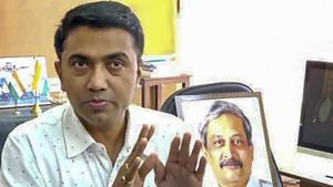 Goa Chief Minister Pramod Sawant formed government in the state earlier this week with two deputy chief ministers from BJP’s alliance partners.(PTI) Goa Chief Minister Pramod Sawant formed government in the state earlier this week with two deputy chief ministers from BJP’s alliance partners.(PTI)