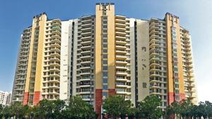Unitech Harmony is a housing complex located in sector-50 near Nirwana country, in Gurugram(Parveen Kumar/HT Photo) Unitech Harmony is a housing complex located in sector-50 near Nirwana country, in Gurugram(Parveen Kumar/HT Photo)