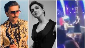 Ranveer Singh and Deepika Padukone attended the 64th Filmfare Awards in Mumbai on Saturday.(Instagram) Ranveer Singh and Deepika Padukone attended the 64th Filmfare Awards in Mumbai on Saturday.(Instagram)