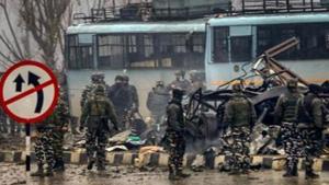 Forty CRPF personnel were killed on February 14 when Dar rammed his explosive-laden vehicle into a paramilitary force bus at Pulwama in south Kashmir.(PTI File Photo) Forty CRPF personnel were killed on February 14 when Dar rammed his explosive-laden vehicle into a paramilitary force bus at Pulwama in south Kashmir.(PTI File Photo)