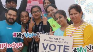 With the election commission’s tag line ‘No voter to be left behind’, enrolment campaigns, awareness drives, street plays are being held by student groups in an attempt to enrol and encourage students to vote.(HT representational photo) With the election commission’s tag line ‘No voter to be left behind’, enrolment campaigns, awareness drives, street plays are being held by student groups in an attempt to enrol and encourage students to vote.(HT representational photo)