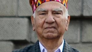 Senior BJP leader and Kangra MP Shanta Kumar has been dropped by the party from its list of candidates for 2019 Lok Sabha Elections.(HT File Photo) Senior BJP leader and Kangra MP Shanta Kumar has been dropped by the party from its list of candidates for 2019 Lok Sabha Elections.(HT File Photo)
