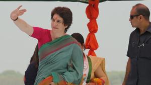 UP minister Mohsin Raza on Monday made a controversial remark against Congress general secretary Priyanka Gandhi Vadra, describing her as a ‘Siberian crane’.(AP File Photo) UP minister Mohsin Raza on Monday made a controversial remark against Congress general secretary Priyanka Gandhi Vadra, describing her as a ‘Siberian crane’.(AP File Photo)