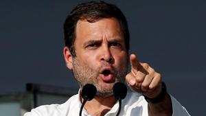 Addressing a rally at Bundi in Rajasthan, Congress president Rahul Gandhi said that PM Modi had not understood MNREGA that is why he shut it down.(REUTERS) Addressing a rally at Bundi in Rajasthan, Congress president Rahul Gandhi said that PM Modi had not understood MNREGA that is why he shut it down.(REUTERS)