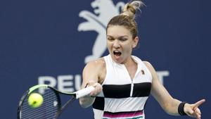 Simona Halep of Romania hits a forehand against Venus Williams of the United States.(USA TODAY Sports) Simona Halep of Romania hits a forehand against Venus Williams of the United States.(USA TODAY Sports)