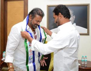The sentence comes a week after the veteran actor joined the YSR Congress Party .(ANI) The sentence comes a week after the veteran actor joined the YSR Congress Party .(ANI)