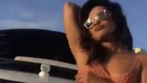 Priyanka Chopra dances to Bollywood songs with husband Nick Jonas in new parody videos. Priyanka Chopra dances to Bollywood songs with husband Nick Jonas in new parody videos.