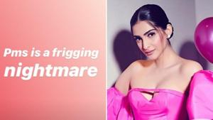 Sonam Kapoor, who is vocal of women’s issues, shared a new post on PMS.(Instagram) Sonam Kapoor, who is vocal of women’s issues, shared a new post on PMS.(Instagram)