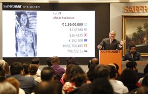 55 artworks, out of the 68 that went under the hammer, sold at the auction conducted by Saffronart.(Saffronart)