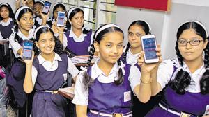 A classroom, a WI-Fi device, laptop and smartphones are the minimum requirements for running the project, said officials. The project’s aim is to turn leaning into a fun affair.(Milind Saurkar/HT Photo) A classroom, a WI-Fi device, laptop and smartphones are the minimum requirements for running the project, said officials. The project’s aim is to turn leaning into a fun affair.(Milind Saurkar/HT Photo)