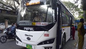 The eco-friendly buses provide a high standard of comfort for commuters.(RAVINDRA JOSHI/HT PHOTO) The eco-friendly buses provide a high standard of comfort for commuters.(RAVINDRA JOSHI/HT PHOTO)