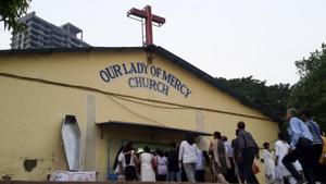 Parishioners said they had to bury the 95-year-old in the church compound owing to lack of burial space.(HT File) Parishioners said they had to bury the 95-year-old in the church compound owing to lack of burial space.(HT File)