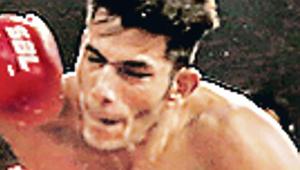 MMA fighter Amitesh Chaubey was arrested from his Jankipuram house early on Wednesday and taken to Gurugram.(HT File) MMA fighter Amitesh Chaubey was arrested from his Jankipuram house early on Wednesday and taken to Gurugram.(HT File)