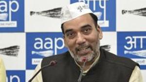 Lok Sabha elections 2019| AAP, along with grand alliance, will ensure full state tag for Delhi: Gopal Rai(Photo by Sanchit Khanna / Hindustan Times)(Sanchit Khanna/HT PHOTO) Lok Sabha elections 2019| AAP, along with grand alliance, will ensure full state tag for Delhi: Gopal Rai(Photo by Sanchit Khanna / Hindustan Times)(Sanchit Khanna/HT PHOTO)