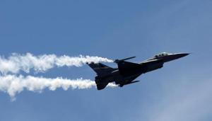 The PAF lost one F-16 aircraft that day in a dogfight with a Russian MiG-21 Bison flown by Wing Commander Abhinandan Varthaman.(REUTERS) The PAF lost one F-16 aircraft that day in a dogfight with a Russian MiG-21 Bison flown by Wing Commander Abhinandan Varthaman.(REUTERS)