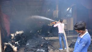 Garment shop in Delhi set on fire, third case in same lane since DecemberPhoto by Sant Arora/HT (Representative Image) Garment shop in Delhi set on fire, third case in same lane since DecemberPhoto by Sant Arora/HT (Representative Image)