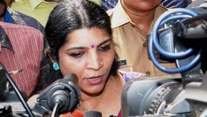 Solar scam accused Saritha S Nair is contesting the Lok Sabha elections as an independent candidate.(PTI File) Solar scam accused Saritha S Nair is contesting the Lok Sabha elections as an independent candidate.(PTI File)
