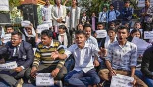 Fear of the outsider is a dominant theme in the Northeast’s socio-political discourse.(PTI) Fear of the outsider is a dominant theme in the Northeast’s socio-political discourse.(PTI)