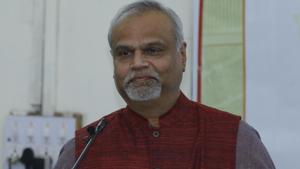 Bhushan Patwardhan, the vice-chairman of University Grants Commission, said, that on Thursday the commission got part one of the report which the commission will now review.(HT PHOTO) Bhushan Patwardhan, the vice-chairman of University Grants Commission, said, that on Thursday the commission got part one of the report which the commission will now review.(HT PHOTO)