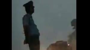 The Assam Police’s Twitter handle praised the constable as well. “Dedication is thy name. We salute Constable Mithun Das (Basistha PS) for his exceptional devotion towards duty and showing us how dedication can turn a storm into a sprinkle.”(Twitter/@assampolice) The Assam Police’s Twitter handle praised the constable as well. “Dedication is thy name. We salute Constable Mithun Das (Basistha PS) for his exceptional devotion towards duty and showing us how dedication can turn a storm into a sprinkle.”(Twitter/@assampolice)