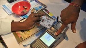 500 Aadhaar cards found in garbage bin(AFP) 500 Aadhaar cards found in garbage bin(AFP)
