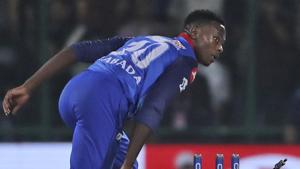 Kagiso Rabada in action.(AP) Kagiso Rabada in action.(AP)