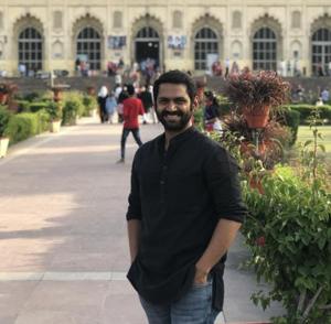 Actor Sharib Hashmani at Bara Imambara in Lucknow. Actor Sharib Hashmani at Bara Imambara in Lucknow.