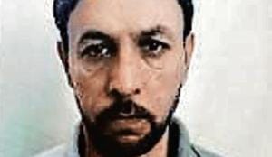Identifying the man as Ahmad Jawid, a resident of Panjshir in Afghanistan, police said he had adopted several fake names.(HT PHOTO) Identifying the man as Ahmad Jawid, a resident of Panjshir in Afghanistan, police said he had adopted several fake names.(HT PHOTO)