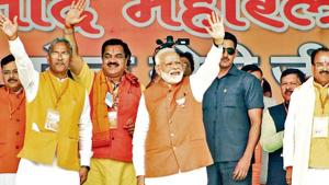 Prime Minister Narendra Modi is likely to address an election rally in Dehradun on April 5.(HT File Photo) Prime Minister Narendra Modi is likely to address an election rally in Dehradun on April 5.(HT File Photo)