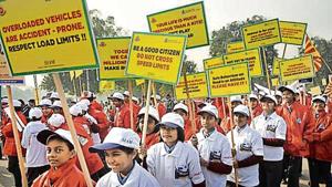 NDMC officials said they want to inculcate a sense of road safety among children.(HT PHOTO/ Representative Image) NDMC officials said they want to inculcate a sense of road safety among children.(HT PHOTO/ Representative Image)