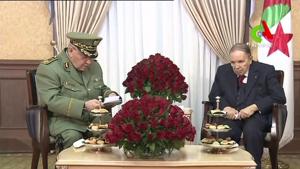 State television reported that armed forces chief Ahmed Gaid Salah, who has called for Bouteflika to step down, remained as deputy defence minister.(AFP) State television reported that armed forces chief Ahmed Gaid Salah, who has called for Bouteflika to step down, remained as deputy defence minister.(AFP)