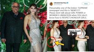 Boney Kapoor and Urvashi Rautela had met at Jayantilal Gada’s son Aksshay Gada’s wedding bash a few days ago. Boney Kapoor and Urvashi Rautela had met at Jayantilal Gada’s son Aksshay Gada’s wedding bash a few days ago.