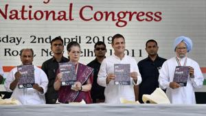 The Congress pledged to establish a Court of Appeal to hear appeals related to judgments and orders of the high courts.(Ajay Aggarwal/HT PHOTO) The Congress pledged to establish a Court of Appeal to hear appeals related to judgments and orders of the high courts.(Ajay Aggarwal/HT PHOTO)