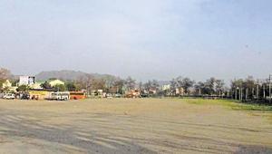 The Rishikul ground in Haridwar is a major venue for public events such as an election rally .(HT Photo) The Rishikul ground in Haridwar is a major venue for public events such as an election rally .(HT Photo)