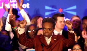 Lori Lightfoot beat out Toni Preckwinkle, a career politician who is also black, by a wide margin of 74 to 26 percent with most ballots counted.(REUTERS) Lori Lightfoot beat out Toni Preckwinkle, a career politician who is also black, by a wide margin of 74 to 26 percent with most ballots counted.(REUTERS)
