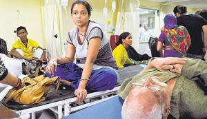 The Delhi government has not signed up for the scheme that provides Rs5 lakh annual cover to the poorest 10 crore families.(HT File Photo) The Delhi government has not signed up for the scheme that provides Rs5 lakh annual cover to the poorest 10 crore families.(HT File Photo)