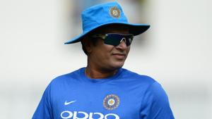 A file photo of former Indian women’s cricket team coach Tushar Arothe.(IDI via Getty Images) A file photo of former Indian women’s cricket team coach Tushar Arothe.(IDI via Getty Images)