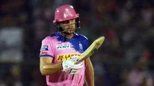RR vs RCB: Statistical highlights - Buttler, Gopal shine in Rajasthan’s first win of season(PTI) RR vs RCB: Statistical highlights - Buttler, Gopal shine in Rajasthan’s first win of season(PTI)