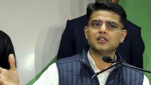 Congress Haridwar candidate Ambrish Kumar wants Rajasthan deputy CM Sachin Pilot to address an election rally in the constituency.(PTI) Congress Haridwar candidate Ambrish Kumar wants Rajasthan deputy CM Sachin Pilot to address an election rally in the constituency.(PTI)