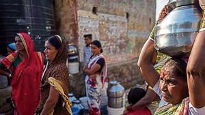In the poorest countries, about half of facilities do not have basic water services — meaning water delivered by pipes or bore-holes that protect it from faeces — putting birthing mothers and newborns in particular danger, new data showed(HT File Photo) In the poorest countries, about half of facilities do not have basic water services — meaning water delivered by pipes or bore-holes that protect it from faeces — putting birthing mothers and newborns in particular danger, new data showed(HT File Photo)