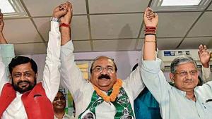 BJP spokesman Nikhil Anand said, “Pintu is a formidable candidate . It is an NDA seat and it will remain with us.”(HT Photo) BJP spokesman Nikhil Anand said, “Pintu is a formidable candidate . It is an NDA seat and it will remain with us.”(HT Photo)
