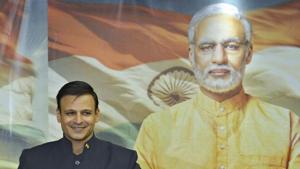 Vivek Oberoi at the poster launch of the biopic on Prime Minister Narendra Modi in Mumbai on January 7, 2019. (Photo by Anshuman Poyrekar/Hindustan Times)(Anshuman Poyrekar/HT Photo) Vivek Oberoi at the poster launch of the biopic on Prime Minister Narendra Modi in Mumbai on January 7, 2019. (Photo by Anshuman Poyrekar/Hindustan Times)(Anshuman Poyrekar/HT Photo)