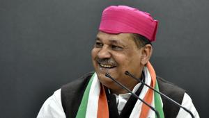 Kirti Azad said he was ready to contest from any seat, which the party deemed it fit for him. “I am not the person to escape from the field,” he said.(HT PHOTO) Kirti Azad said he was ready to contest from any seat, which the party deemed it fit for him. “I am not the person to escape from the field,” he said.(HT PHOTO)