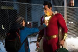 The plot revolves around a 14-year-old foster child (Asher Angel) who is magically transformed into an invincible adult every time he shouts the word Shazam. The plot revolves around a 14-year-old foster child (Asher Angel) who is magically transformed into an invincible adult every time he shouts the word Shazam.