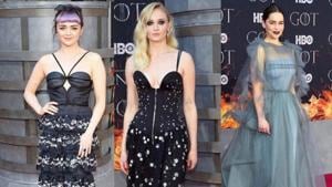Sophie Turner, Maisie Williams, Emilia Clarke, all the looks we loved at the GOT red carpet.(Instagram) Sophie Turner, Maisie Williams, Emilia Clarke, all the looks we loved at the GOT red carpet.(Instagram)