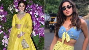 Sara Ali Khan, Alia Bhatt show how to stun in yellow this summer.(Instagram) Sara Ali Khan, Alia Bhatt show how to stun in yellow this summer.(Instagram)
