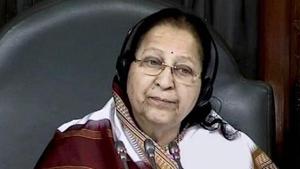 Speaker Sumitra Mahajan is the sitting MP from Indore Lok Sabha seat.(PTI) Speaker Sumitra Mahajan is the sitting MP from Indore Lok Sabha seat.(PTI)