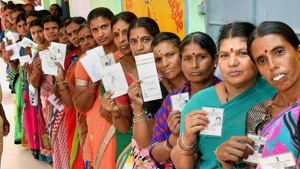 The Congress increased its seats from 58 to 114 with an increase in vote share which was almost equal to the decline in the BJP’s vote share.(PTI FILE) The Congress increased its seats from 58 to 114 with an increase in vote share which was almost equal to the decline in the BJP’s vote share.(PTI FILE)