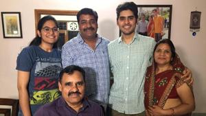 KANISHAK KATARIA (SECOND FROM RIGHT) WITH HIS FATHER (SITTING), MATERNAL UNCLE, SISTER AND MOTHER AT HIS JAIPUR HOUSE ON FRIDAY EVENING.(Rakesh Goswami/HT) KANISHAK KATARIA (SECOND FROM RIGHT) WITH HIS FATHER (SITTING), MATERNAL UNCLE, SISTER AND MOTHER AT HIS JAIPUR HOUSE ON FRIDAY EVENING.(Rakesh Goswami/HT)