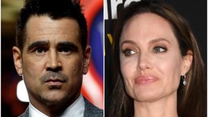 Angelina Jolie and Colin Farrell at the Dumbo premiere. Angelina Jolie and Colin Farrell at the Dumbo premiere.